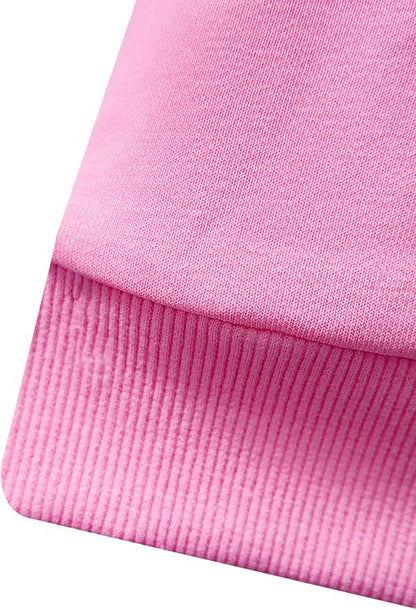 Toddler Baby Girls Cotton Sweater, Long Sleeve Crewneck Sweatshirt Pullover Kids Warm Clothing for Fall Winter