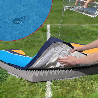 Comfort Expression Orthopedic Dog Bed for Extra Large Dogs 42x30 Inch, Waterproof Egg Crate Foam XL Pet Bed with Removable Bolsters, Dog Couch with Washable Cover & Non-Slip Bottom, Houston