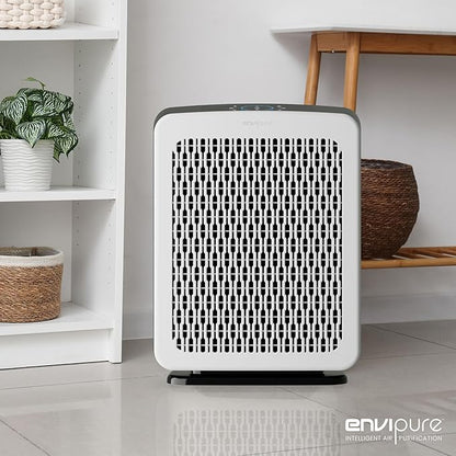 EP-300 EnviPure HEPA Air Purifier – Large Room Air Purifier Covers Up to 2200 Sq Ft, Removes Pollen, Dust, Smoke, Pet Hair, Odors & More - Real Time Smart TrueFilter IQ™ HEPA Filter Life Monitoring