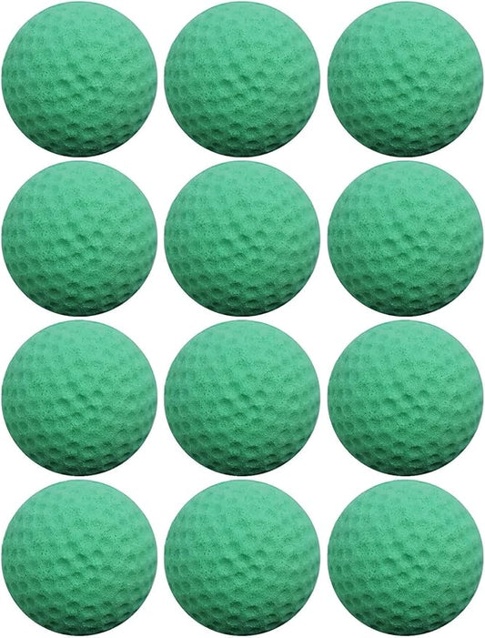 Cat Golf Balls for Indoor Kitten Toys - Interactive Sponge Foam Soccer Balls (Cyan)