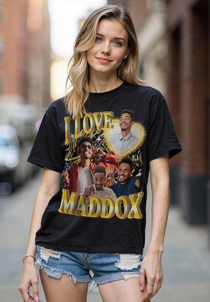 Custom Bootleg Rap Shirt with Photo Text, Vintage Custom Picture Shirt for Girlfriend, Boyfriend, Dad, Mom, Pet Lover Friend