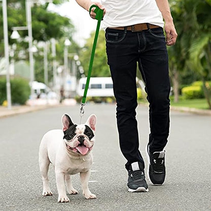 Long Dog Puppy Obedience Recall Training Agility Lead, Leash - GREEN, 15' Foot - by, Downtown Pet Supply