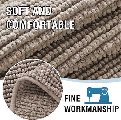 H.VERSAILTEX Plush Chenille Couch Protector Dog Bed Cover Thick Soft Loveseat Cover for 2 Cushion Couch Anti Slip Couch Cover Furniture Protector for Dog, Pet, Cat (35" x 62", Taupe)