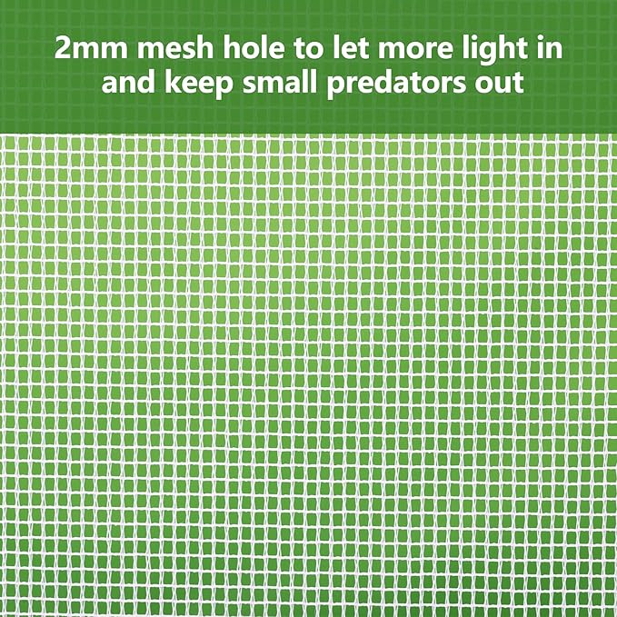 59" Outdoor Mesh Plant Enclosure, Mesh Plant Cover for Pests, Bird and Pest Protection Guard for Fruit, Vegetables, Flowers and Herbs Pop-Up Cage 35"x35"x59"