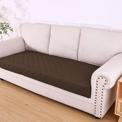 hyha Waterproof Dog Bed Blanket, Soft Pet Blankets, Waterproof Couch Cover for Dogs, Reversible Sofa Covers Washable for Furniture (40x70 Inch, Chocolate/Beige)