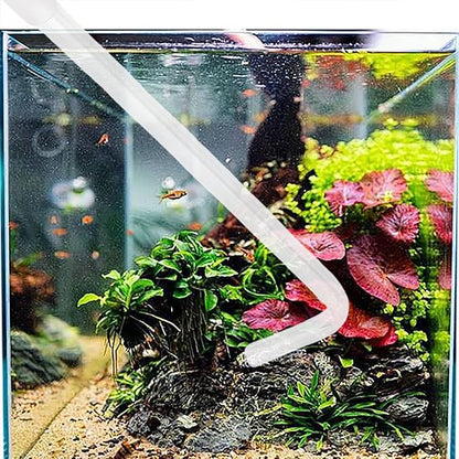 2 Set Manual Fish Tank Cleaning Tools with Extension Pipe and L Shaped Extension Pipe,30ml Aquarium Water Changer,28.9 Inches Siphon Dropper for Fish Bowl Waste Remover,Coral Feeder(Black)