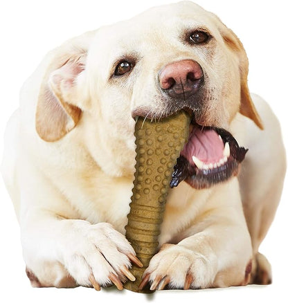 Nylabone Healthy Edibles Natural Dog Chews, Long Lasting Bones for Dogs, Peanut Butter Flavor Dog Treats, X-Large (1 Count)