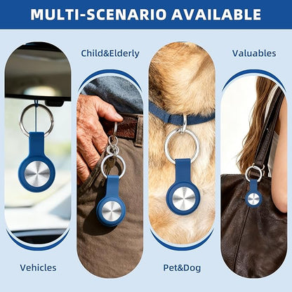 Tracker for Pets and Vehicles, Smart Dog and Cat Tracker Fits with iOS & Android, Real-Time Tracking & No SIM Card, No Subscription, Portable& Long Battery Life Locator