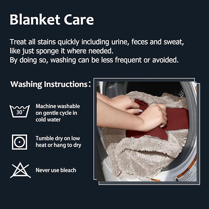 Kritter Planet Waterproof Dog Blanket, Reversible Water Proof Pet Blanket for Couch, Bed & Sofa, Washable Couch Covers for Large Dogs - Protects Furniture from Fur, Dirt, and Accidents