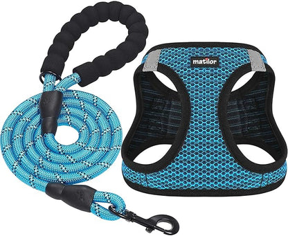 Dog Harness Step-in Breathable Puppy Cat Dog Vest Harnesses for Small Medium Dogs