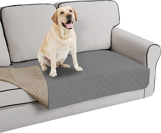 Easy-Going 100% Waterproof Dog Bed Cover, Non-Slip Pet Blanket for Furniture, Washable Couch Cover, Repleasement Sofa Cover (30X70 in, Grey)