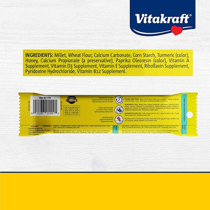 Vitakraft Parakeet Whole Grains & Honey Treat Sticks 2 Count, 2.11 Ounce