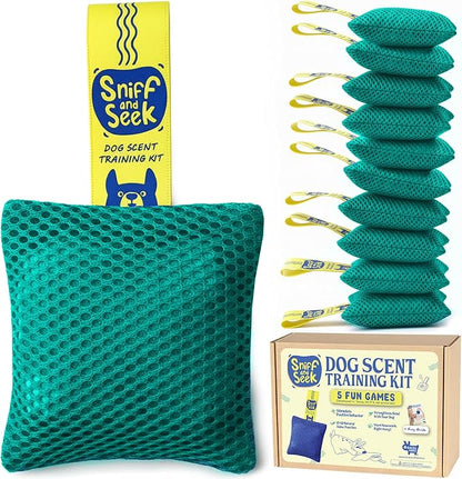 Race&Herd Original Dog Scent Training Kit, Scent Work Training Kit for Dogs - Nosework for Dog Mental Stimulation Agility Training Equipment for Dogs, Brain Games Smell Training Kit for Loss of Smell