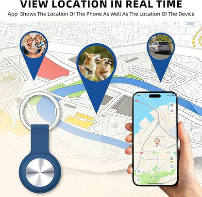 Tracker for Pets and Vehicles, Smart Dog and Cat Tracker Fits with iOS & Android, Real-Time Tracking & No SIM Card, No Subscription, Portable& Long Battery Life Locator