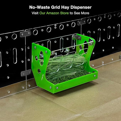 GuineaLoft™ Custom 2-in-1 Hay & Food Feeder - Multiple Colors Options for Guinea Pigs, Rabbits, and Chinchillas – No- Waste Hay Rack with Dual-Compartment Bowl, Easy Cage Mount, Space-Saving Design