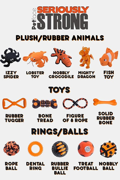 Petface Seriously Strong Bone Tread Dog Toy