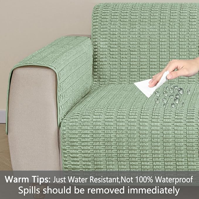 Muamar Dog Bed Cover Sofa Protector,Anti Slip Waterproof Sofa Covers for Living Room Couch Covers,Sofa Mat,Seat Cover,Dog Mat,Pet Pad for Furniture 1 Piece (30x70 inch, Sage Green)