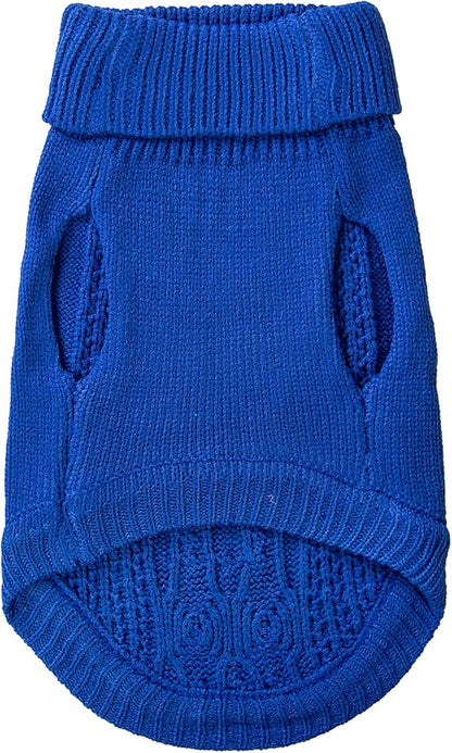 Stretchy Cat Sweater - 17 Colors & 6 Sizes | Snug Winter-Ready Knit for Boy/Girl Cats & Kittens(Dark Blue, Small)