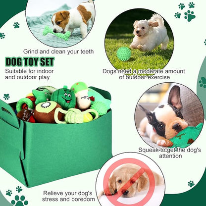 Abbylike 50 Pcs Puppy Supplies Starter Kit for Small Dogs Puppy Essentials Includes Leash, Bowls, Teeth Brushes, Water Bottle, and More Accessories for Dogs Pet Day Welcome Gift(Green)