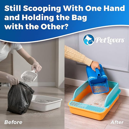 PetLovers Cat Litter Scoop – Durable Litter Scooper with Deep Shovel, Easy Clean Design for Fast Waste Removal, Ideal for Daily Cat Litter Box Cleaning
