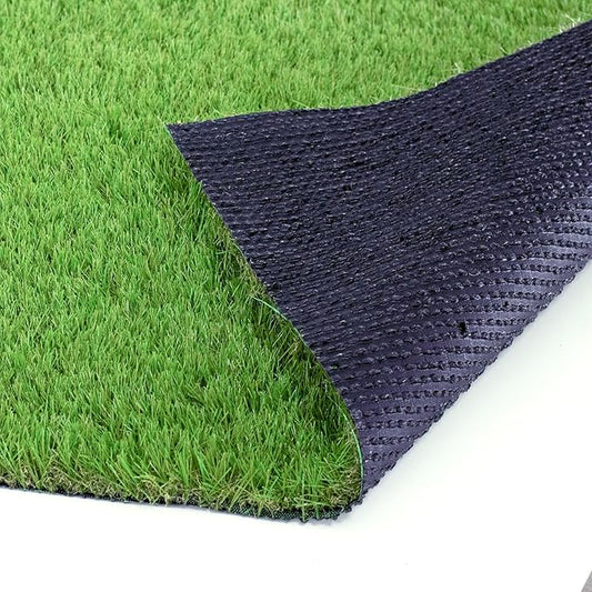 Artificial Grass Rug Outdoor Indoor 10FTX11FT Fake Grass Carpet Green Synthetic Grass Pet Turf Realistic Faux Grass Rug with Drain Holes for Garden Lawn Landscape Balcony Home Decor Patio