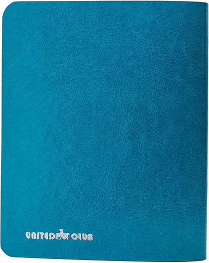 Color Premium PU Leather stitch-sewn Pet Passport Medical Record for Pet Health and Vaccination English + Spanish for Cat, Dog, Puppy and Kitten (Blue, Single)