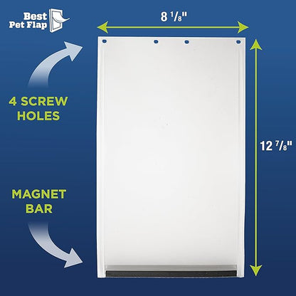 Medium Non PVC Compatible w/PetSafe PAC11-11038 - 8 1/8" x 12 7/8" Longer Lasting, Most Energy Efficient, Less Shrinkage, BPA Free