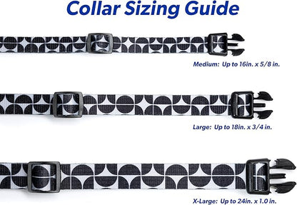 MS-5 Automatic Pet Door Collar, Genuine High Tech Pet Brand Dog Collar for Power Pet Doors - Deluxe Strap (Modern, Medium) - DC-MDN-MS5-M