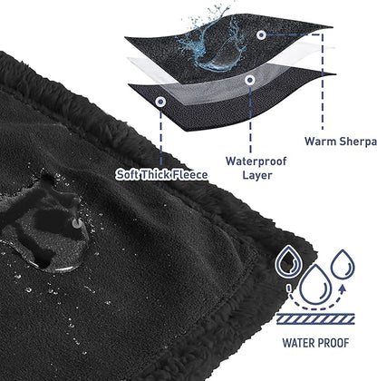 Kritter Planet Waterproof Dog Blanket, Reversible Water Proof Pet Blanket for Couch, Bed & Sofa, Washable Couch Covers for Large Dogs - Protects Furniture from Fur, Dirt, and Accidents
