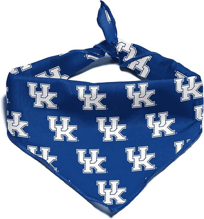 Kentucky Wildcats Officially Licensed Bandana for Dogs and Cats | Fits Pets Great Gift Idea | Easy-to-Tie (Large, 28")
