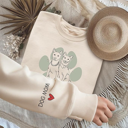CHIARA CONTI11 Custom Dog Hoodie, Custom Pet Gifts, Custom Dog Shirt, Custom Dog Sweatshirt, Valentine's Day Gift