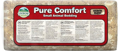 Oxbow Pure Comfort Bedding, Rabbit, Hamster, & Guinea Pig Bedding, Bunny Supplies for Litter Box, Pet Safe, Low Dust, Oxbow Blend, 72 Liter Bag
