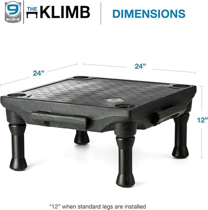 Blue-9 Pet Products KLIMB Dog Training Platform and Agility System, Durable and Portable for Indoor or Outdoor Use, Made in The USA, Blue