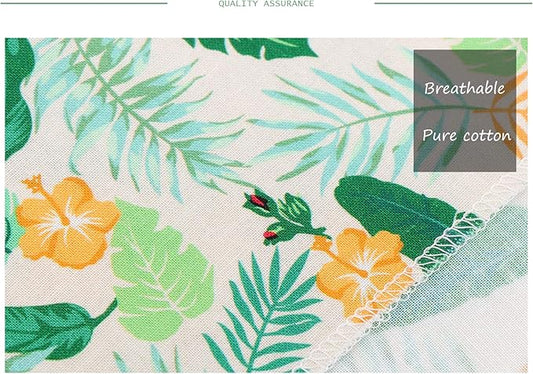 ARING PET Summer Dog Bandanas, Autumn Leaf Floral Kerchief Triangle Bibs Scarf for Puppy Small Medium Large Boy Girl Dogs Cats-S
