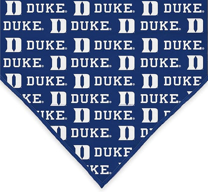 Duke Blue Devils Officially Licensed Bandana for Dogs and Cats | Fits Pets Great Gift Idea | Easy-to-Tie (Small, 13")