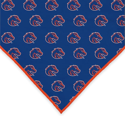 Boise State Broncos Officially Licensed Bandana for Dogs and Cats | Fits Pets Great Gift Idea | Easy-to-Tie (Small, 13")