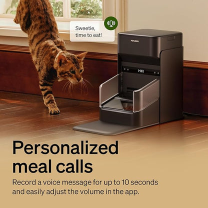 PETLIBRO RFID Cat Feeders for 2 Cats, Collar Sensor for Personalized Meals, Cats Recognition, Diet Tracking and Anti-Stealing for Multi-Pets Homes and Different Diets, Automatic Pet Feeder (Pack of 2)