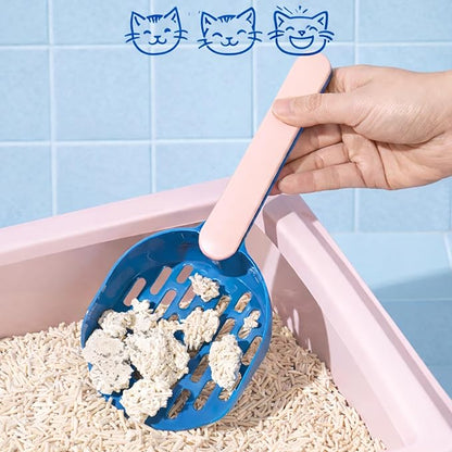 Cat Litter Scoop Sifter, Lightweight & Durable Scooper – Compact Design for Clumping, Pellet & Clay Litter