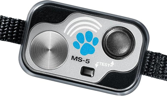 MS-5 Automatic Pet Door Collar, Genuine High Tech Pet Brand Dog Collar for Power Pet Doors, Water Resistant, 2 Batteries Included