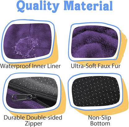 Washable Orthopedic Large Dog Bed - XXL Washable Memory Foam with Removable Cover Waterproof Bolster for Extra Large Size Dogs Pet,42x30