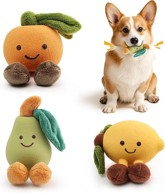 Dog chew Toys, Interactive Dog chew Toys, Suitable for All Types of Dogs who Like to chew and Interact. Sound pet Toys, Specially Designed for Dogs who Love to chew（Orange）