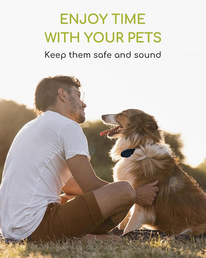 Dog Tracker, Smart Dog Collar with Real-time Pet Location, Cat Tracker Collar (iOS Only), No Monthly Fee & Long Battery Life, Works with Find My, Ideal for Dog/Cat