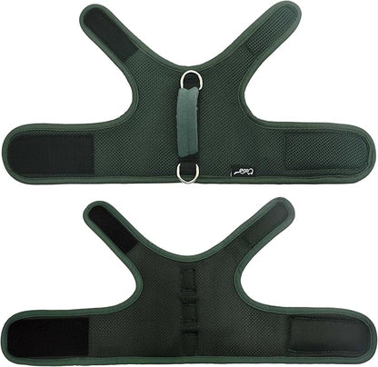 Cat Harness and Leash for Walking Escape Proof Breathable Mesh Fabric, Solid Green, Extra Large, Adjustable Cat Walking Jackets with Handle, Padded Stylish Cat Vest