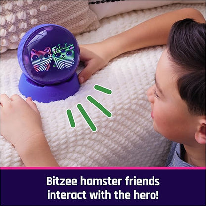 BITZEE, Hamster Ball Interactive Toy Hamster with Over 20 Hamsters Inside, Great for Easter Gifts, Digital Pet Rolls & Reacts to Touch