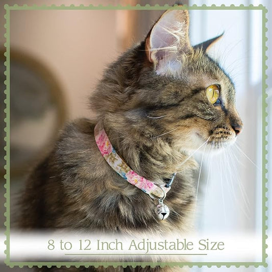 Country Brook Petz - Classic Tie Dye Cat Collar - Groovy Collection Featuring Far Out Designs