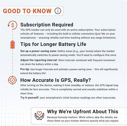 PAJ GPS Tracker for Dogs - 4G GPS Collar Tag with Real-Time Location Tracking & Runaway Alert - Waterproof & Up to 10 Days Battery Life - Fits Any Collar w/Glowing LEDs - Subscription Required - Grey