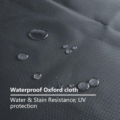 Waterproof Dog Bed Protector. (53 L x 42 W x 5 H inches) Washable Removable Orthopedic, Cooling Gel and Memory Foam Pet Bed Cover. Cover only. (Gray)
