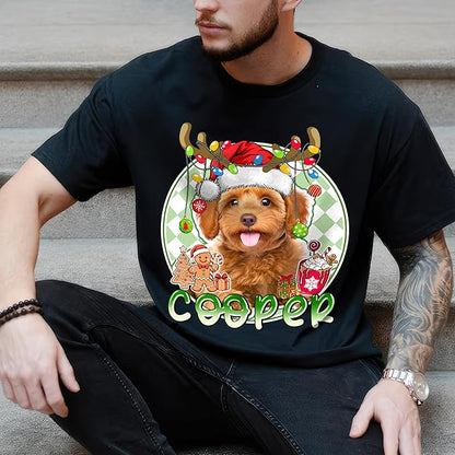 JIX & JOKY Custom Your Own Bootleg Rap Shirts with Dog Faces Custom Pet Shirt for Men Graphic Tshirt Gift Idea for Pet Lovers