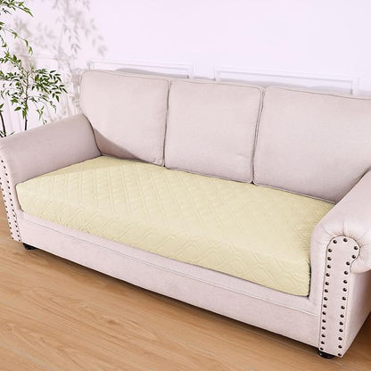 hyha Waterproof Dog Bed Blanket, Soft Pet Blankets, Waterproof Couch Cover for Dogs, Reversible Sofa Covers Washable for Furniture (40x90 Inch, Beige/Beige)