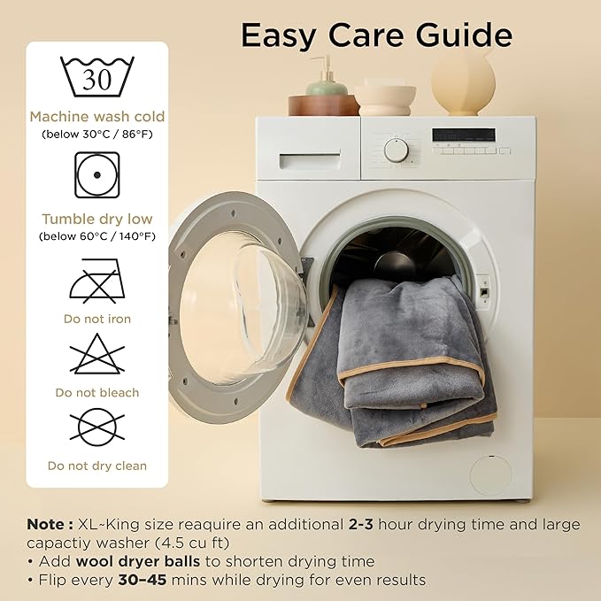 Bedsure Waterproof Dog Blankets for Extra Large Dogs - XL Cat Blanket Washable for Couch Protection, Sherpa Fleece Puppy Blanket, Soft Plush Reversible Throw-XL Furniture Protector, 50x70, Cream